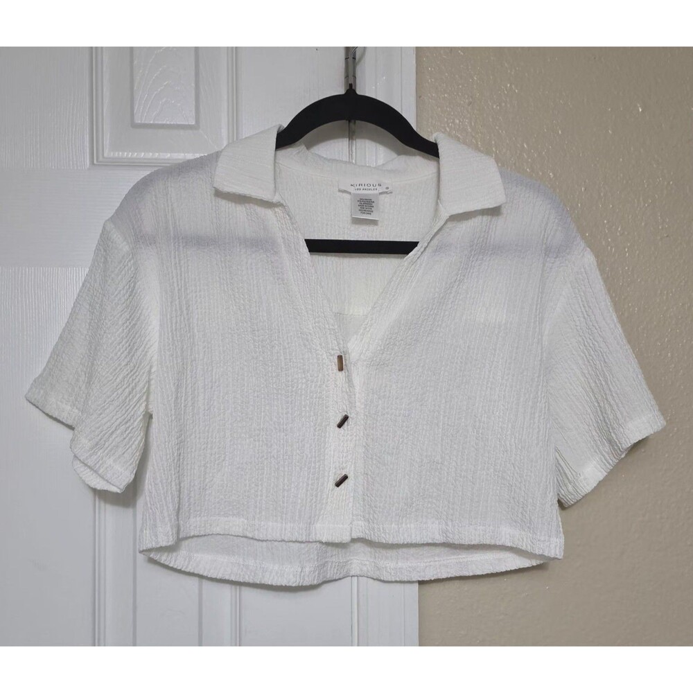 White Kirious Los Angeles top XS - Picture 1 of 4
